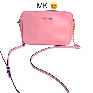 MK Michael Kors Crossbody SHOULDERBAG beautiful PINK color